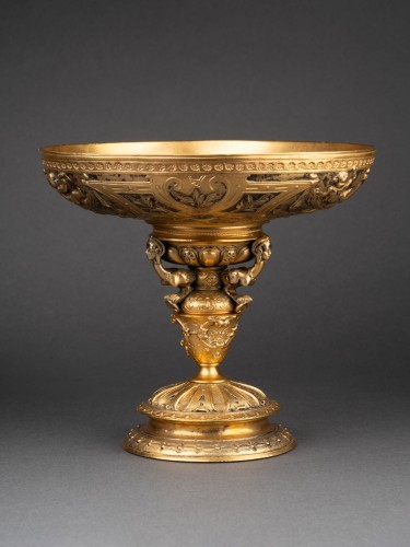 Coupe en bronze doré du XIXe siècle - Étienne de Roissart