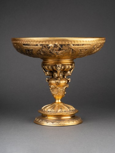 XIXe siècle - Coupe en bronze doré du XIXe siècle