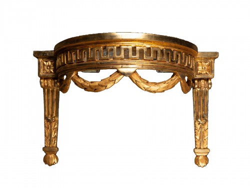 18th centuiry half-moon console