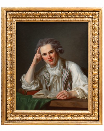 Portrait of a young thinker, France 18th century