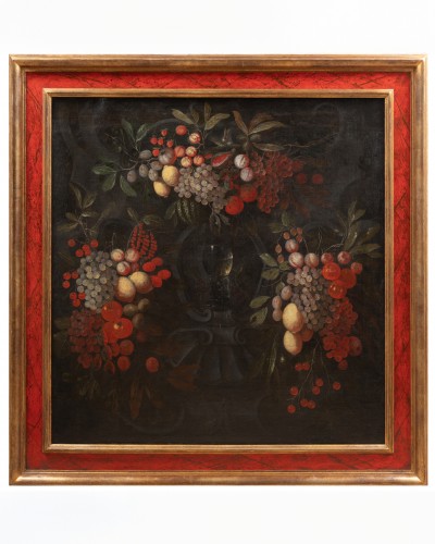 Nature morte, école anversoise du  XVIIe siècle