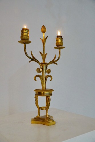 Pair of Directoire style candelabra  first third of the 19th century - 