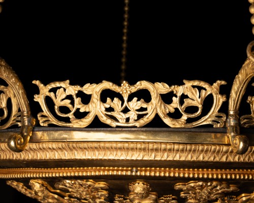 Antiquités - Gilded bronze chandelier circa 1800