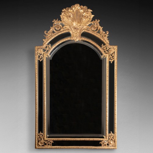 Régence - Miroir à pare closes époque Régence première moitié du XVIIIe siècle