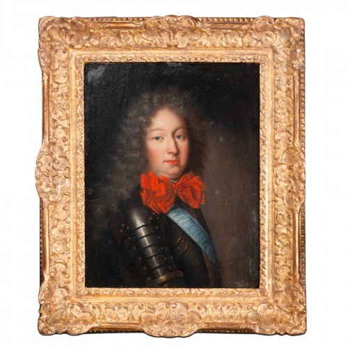 Portrait du chevalier Philippe de Lorraine, école française du XVIIIe siècle