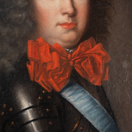 Paintings & Drawings  - knight Philippe de Lorraine portrait, France 18th century