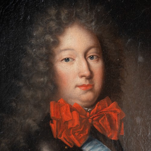 knight Philippe de Lorraine portrait, France 18th century - French Regence