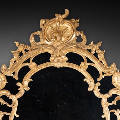 Mirrors, Trumeau  - Big pare closes mirror mid 18th century