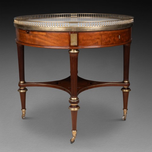 Mobilier  - Guéridon dit "de bouillotte" époque Louis XVI circa 1780