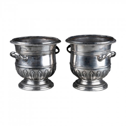 Cooling buckets pair Régence period 18th century