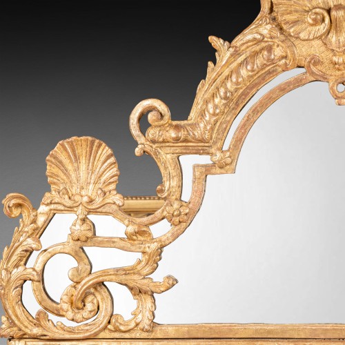 Mirrors, Trumeau  - Pare closes mirror Louis XIV period early 18th century