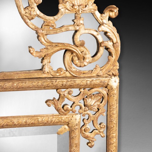 Pare closes mirror Louis XIV period early 18th century - Louis XIV