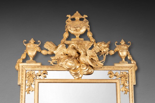 Louis XVI Gilt wood mirror - 