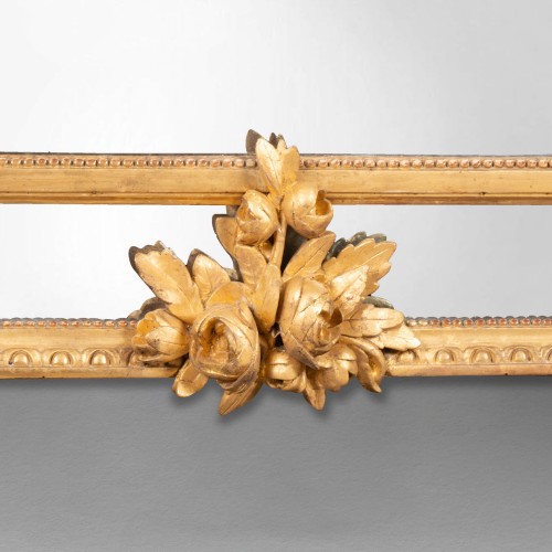 Antiquités - Louis XVI Gilt wood mirror