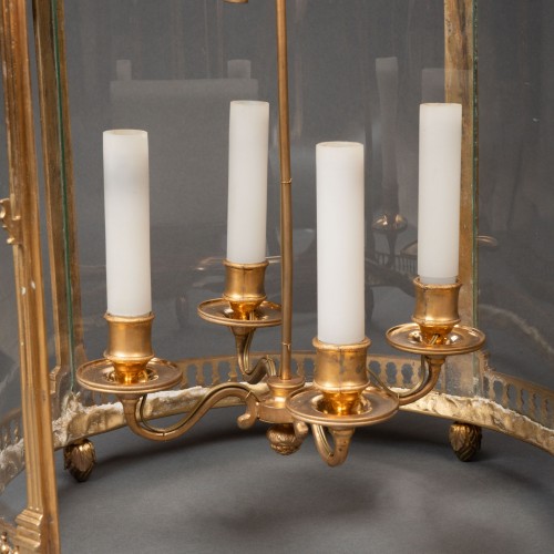 Lanterne à quatre lumières époque Louis XVI - Louis XVI