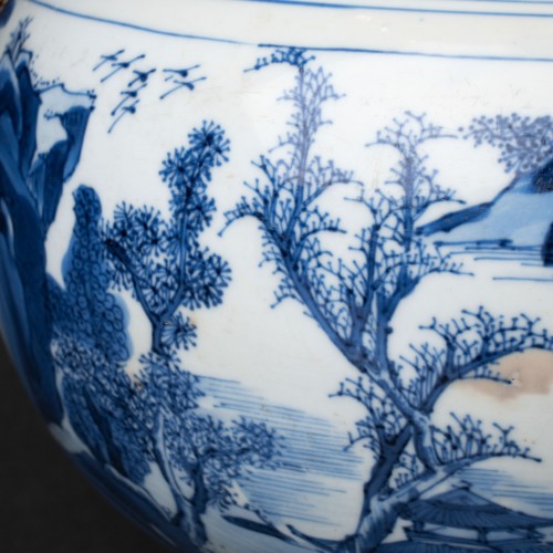 Louis XIV - Coupe en porcelaine de Chine période Kangxi fin XVIIe début XVIIIe siècle