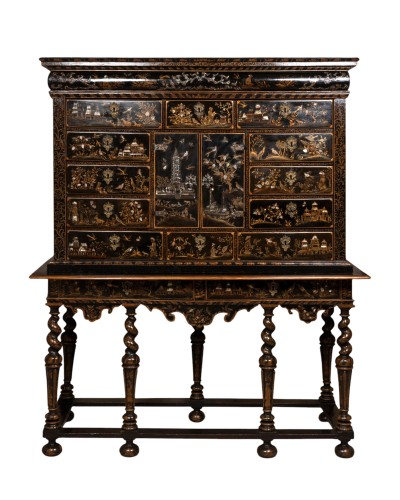 Cabinet on stand Louis XIV period late 17th century