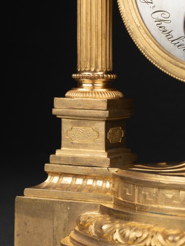 Antiquités - Gilded bronze thermometer Louis XVI period second half 18th century