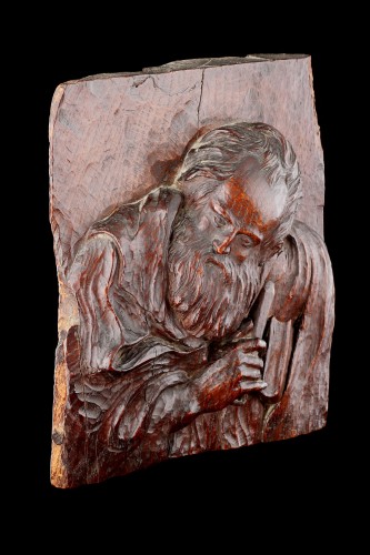 A Finely Carved High Relief of St John - 