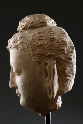 Asian Works of Art  - A Fine Gandharan Head of a Buddha