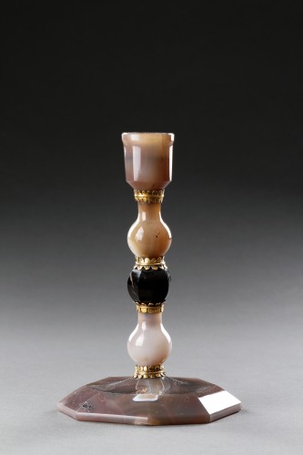 Antiquités - Two Fine ‘Kunstkammer’ Candlesticks