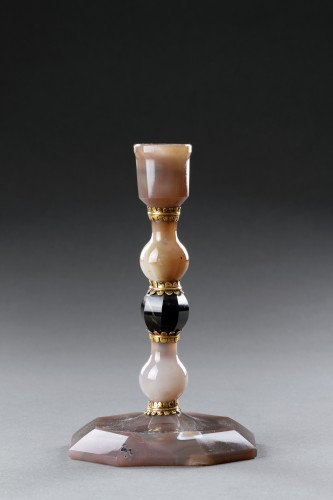 Antiquités - Two Fine ‘Kunstkammer’ Candlesticks