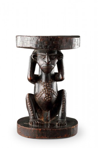 Tabouret de prestige "Caryatide"