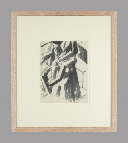 Les joueurs - David Bomberg (1890 - 1957)  - Tableaux et dessins Style 