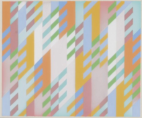 27th July 1987 - Bridget Riley (britannique, née en 1931) 