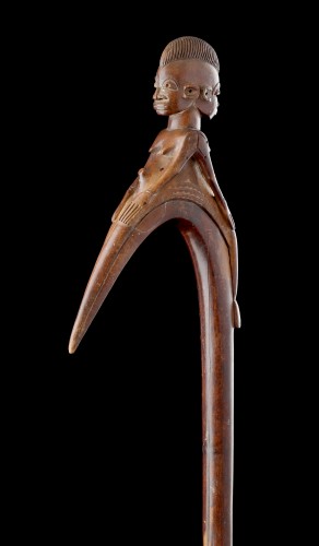 Bâton sculpté par Sikiré Kambiré (1896 - 1963)  - 