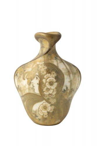 Antiquités - Paire de vases Art Nouveau par Nikolaus Kannhäuser Amphora vers 1898