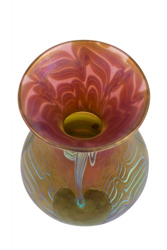 Vase Johann Loetz Witwe PG 3/492 décoration env. 1903 - Art nouveau