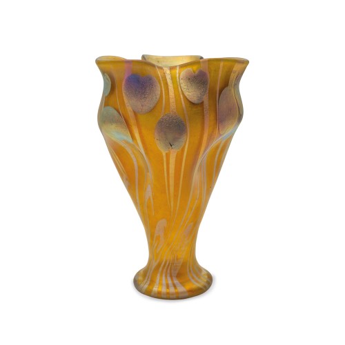 Vase viennois Art nouveau Loetz décor non identifié ca. 1901