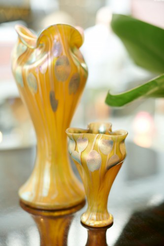 Vase viennois Art nouveau Loetz décor non identifié ca. 1901 - Art nouveau