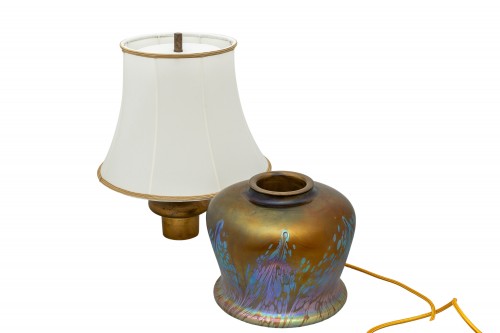 Table lamp Johann Loetz Witwe for E. Bakalowits Söhne ca. 1902 - Lighting Style Art nouveau