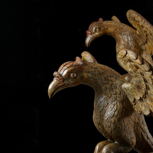 Antiquités - A pair of Eagles, South Netherlandish late 17th Century