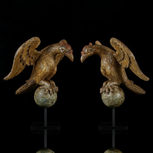 Antiquités - A pair of Eagles, South Netherlandish late 17th Century