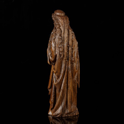 Sculpture Sculpture en Bois - Vierge à l’Enfant