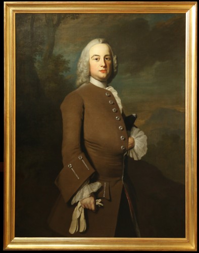 Frans van der Mijn (1719-1783) - Portrair of a Young Gentlemen - Paintings & Drawings Style Louis XV