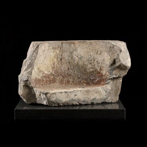 A fragment of a Baptismal Font - Sculpture Style Middle age