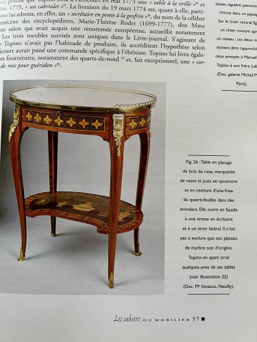 Mobilier Table & Guéridon - Table ovale par Charles TOPINO (1742-1803)