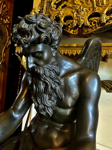 Large bronze figure of Chronos - 
