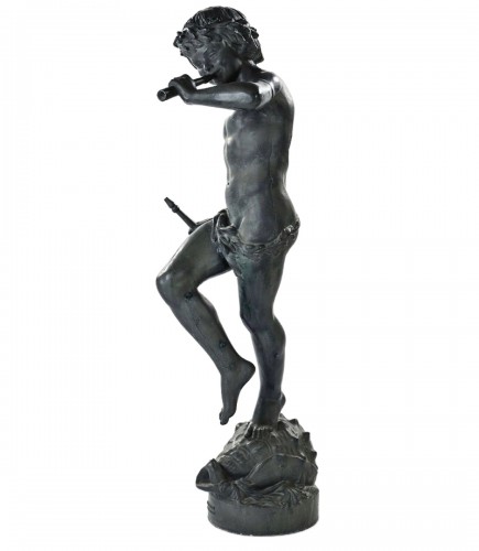 Cast-iron garden statue statue by Durenne Sommevoire foundry