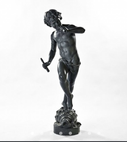 19th century - Cast-iron garden statue statue by Durenne Sommevoire foundry