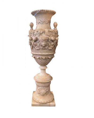 19th century alabaster vase