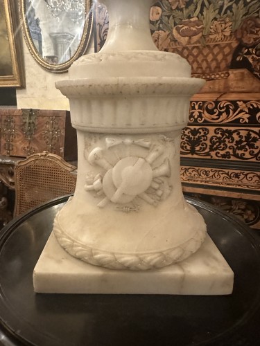 19th century - 19th century alabaster vase