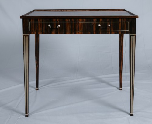 Art Deco desk in macassar ebony veneer - Furniture Style Art Déco