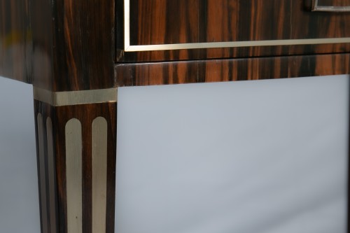 Furniture  - Art Deco desk in macassar ebony veneer