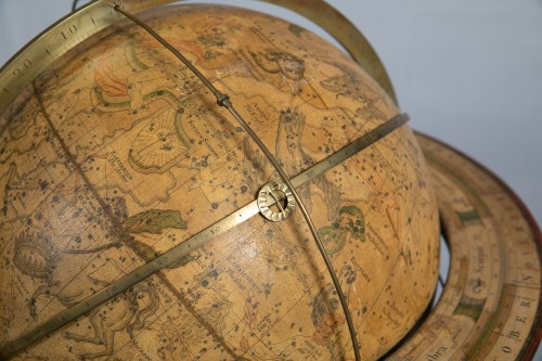 Objets de Curiosité  - Globe terrestre et globe céleste par G.Adams