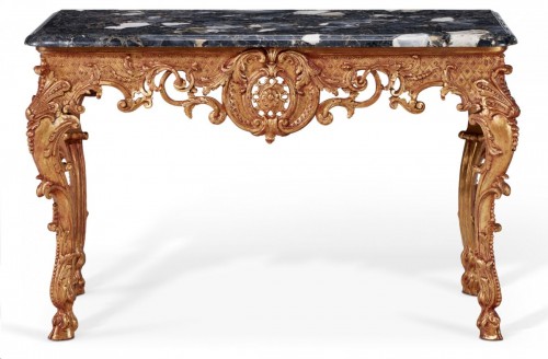 XVIIIe siècle - Grande console d'époque Régence, France début 18e siècle.